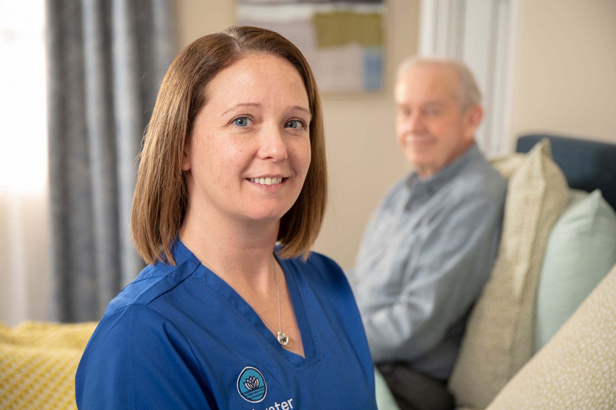 A Stillwater Hospice patient and caregiver.